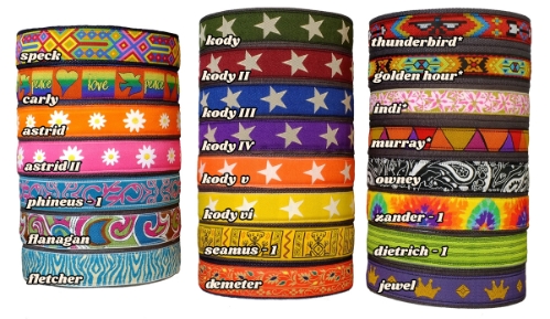 earthdog decorative eco friendly hemp dog collars in 23 cool patterns