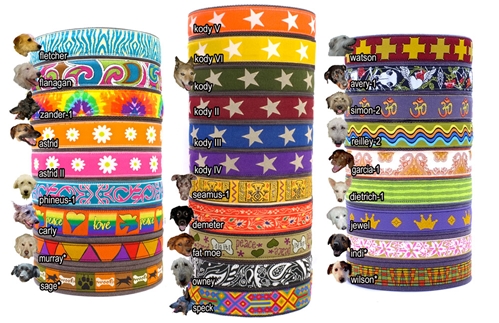 earthdog decorative martingale eco friendly hemp dog collars in 27 cool patterns