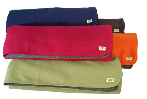 earthdog eco friendly hemp canvas and recycled fleece dog blankets 4 colors