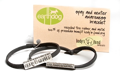 earthdog spay neuter rescue bracelets fundraising kodys fund
